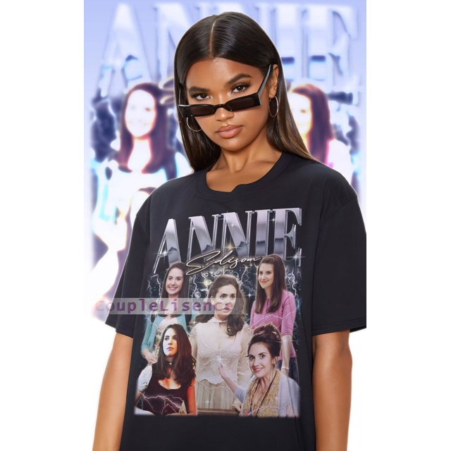 Actress ANNIE EDISON Vintage Annie Edison Homage Fan Tees Annie