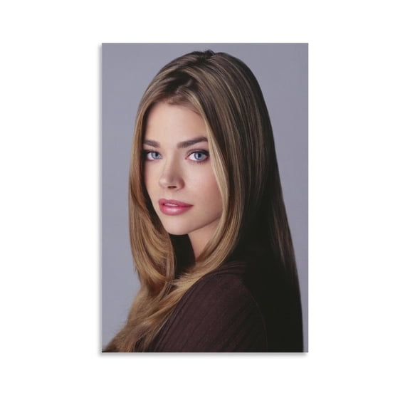 Actress Denise Richards Vibrant Glossy Poster Posters Wall Art Painting Canvas Gift Living Room Prints Bedroom Decor Poster Artworks 24x36inch(60x90cm)