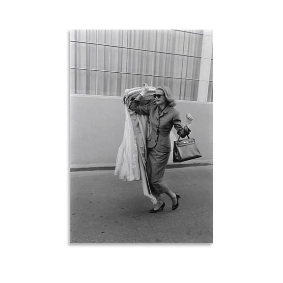 Actress Grace Kelly Retires from Art Poster Canvas Wall Art Poster Decorative Bedroom Modern Home Print Picture Artworks Posters 16x24inch(40x60cm)