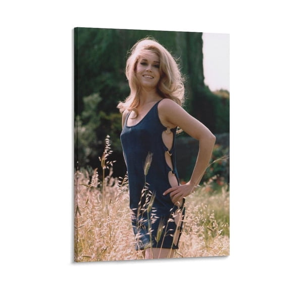 Actress Political Activist Jane Fonda Art Poster Print 2 Posters Art Print Wall Photo Paint Poster Hanging Picture Family Bedroom Decor Gift 16x24inch(40x60cm)