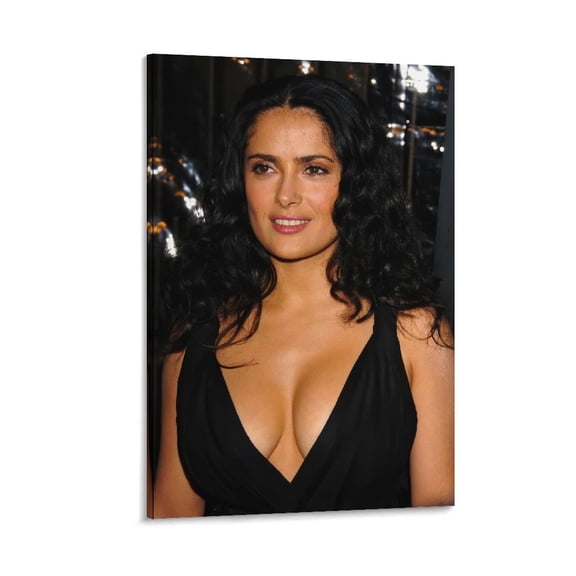 Actress Producer Salma Hayek Sexy Poster Poster Decorative Painting Canvas Wall Art Living Room Posters Bedroom Painting 12x18inch(30x45cm)