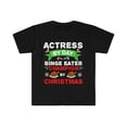 thumbnail image 1 of Actress by day Binge Eater by Christmas Unisex T-shirt S-3XL, 1 of 2