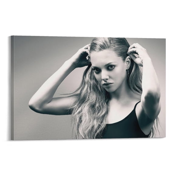 Actresses from Pennsylvania Amanda Seyfried Retro Sexy Poster Gifts Canvas Painting Poster Wall Art Decorative Picture Prints Modern Decor 16x24inch(40x60cm)