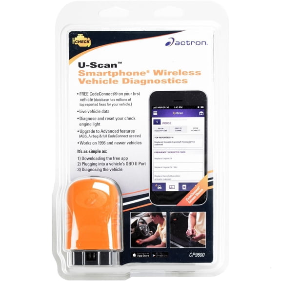 Actron ACT-CP9600 U - Scan Smartphone Wireless Vehicle Diagnostics