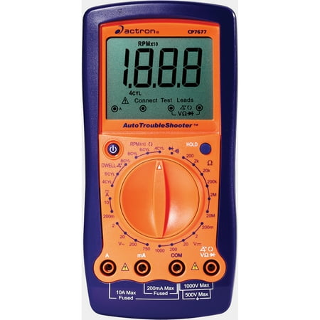Actron CP7677 2.7" LCD Auto Troubleshooter Digital Multimeter & Engine Analyzer