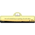 thumbnail image 1 of Acts 18:9 Bible Verse Sign | Do not be afraid; keep on speaking, do not be silent., 1 of 5