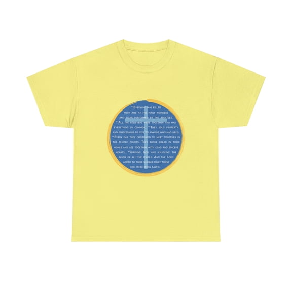 Acts 2:43-47 New Testament Christian Tee