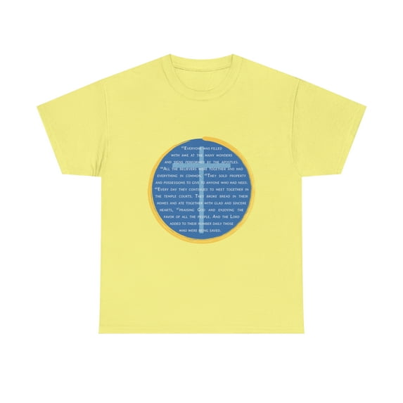Acts 2:43-47 New Testament Christian Tee