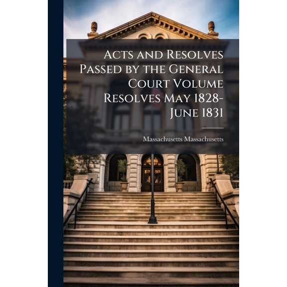 Acts and Resolves Passed by the General Court Volume Resolves May 1828-June 1831 (Paperback)