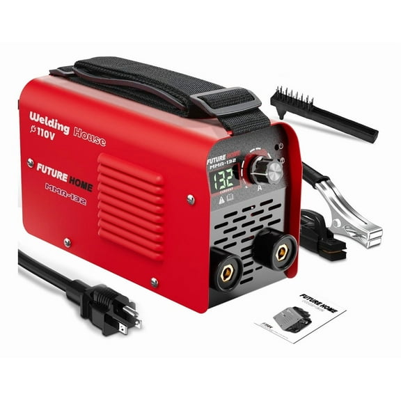 Actual 125A 110V Stick Welder, 1/8" Rod 125A Heavy Duty Welding Machine Super Mini ARC Welder, Generator Friendly Digital Display