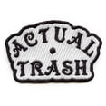 thumbnail image 1 of Actual Trash Embroidered Iron On Patch, 1 of 2