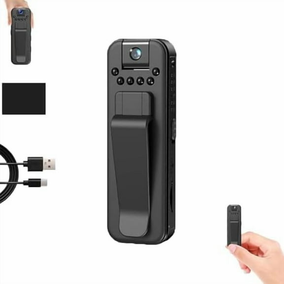 Actualous Body Camera, HD 1080p Rechargeable Mini Portable Body Camera with Night Vison&Rotating Lens, earable Recording, Small POV Cam for Indoor, Outdoor, Traveling, Sport (WiFi,128)