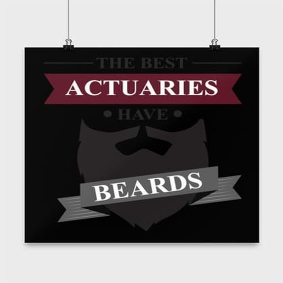 Actuary Humor Wall Art - Math Enthusiast - 13x13 Poster Print - Office Decor