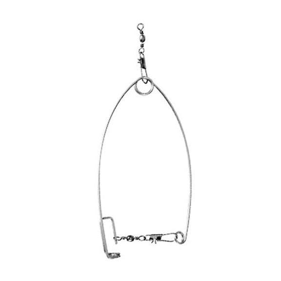 Actuated Fishing Hook with Springs Automatic Fish Hook Device Stainless Steel Spring Loaded Ice Fishing Hook Trap