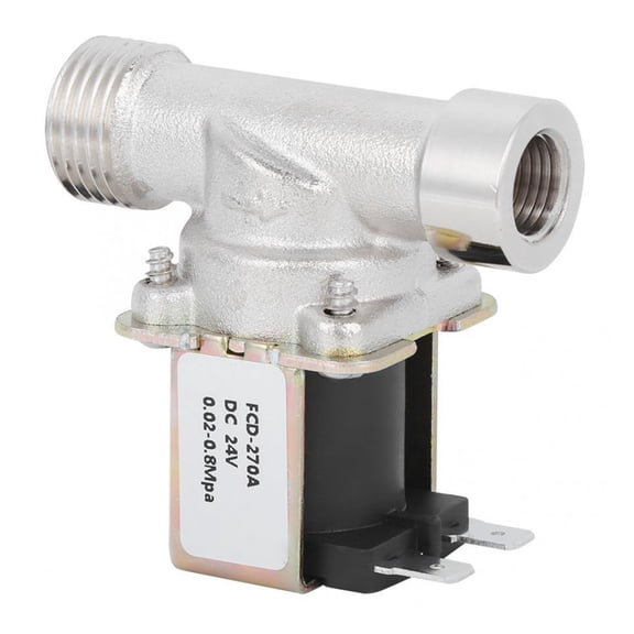 Actuator Ball Valve Solenoid Valve Mechanical Accessory 2-Position 2-Way Plating Normal Closed Inlet DC 24V Electric ,Durable Materia