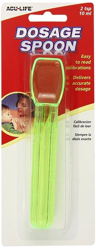 Acu-Life Dosage Spoon Delivers Accurate Dosage Non-Breakable Polystyrene 2 Tsp