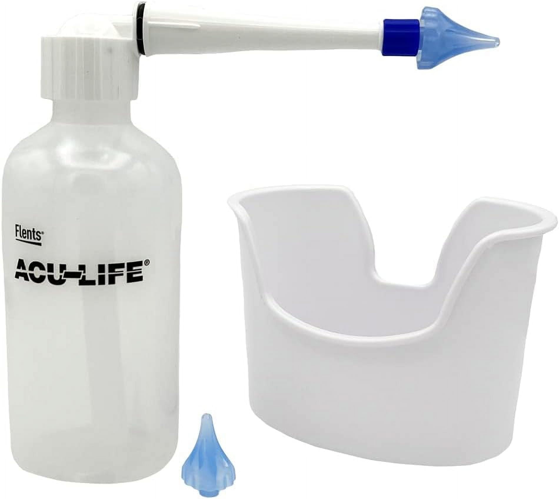 Acu-Life Ear Care Ear Irrigator for Ear Wax Removal and Basin