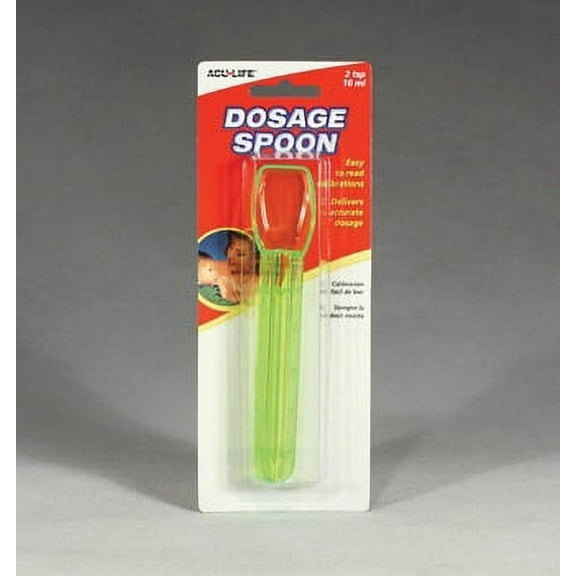 Acu-Life Dosage Medecine Spoon High Quality Non-Breakable Polystyrene, 1ct