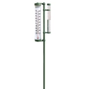 AcuRite 8-Inch Rain Gauge & Thermometer Swiveling Combo 02345A3