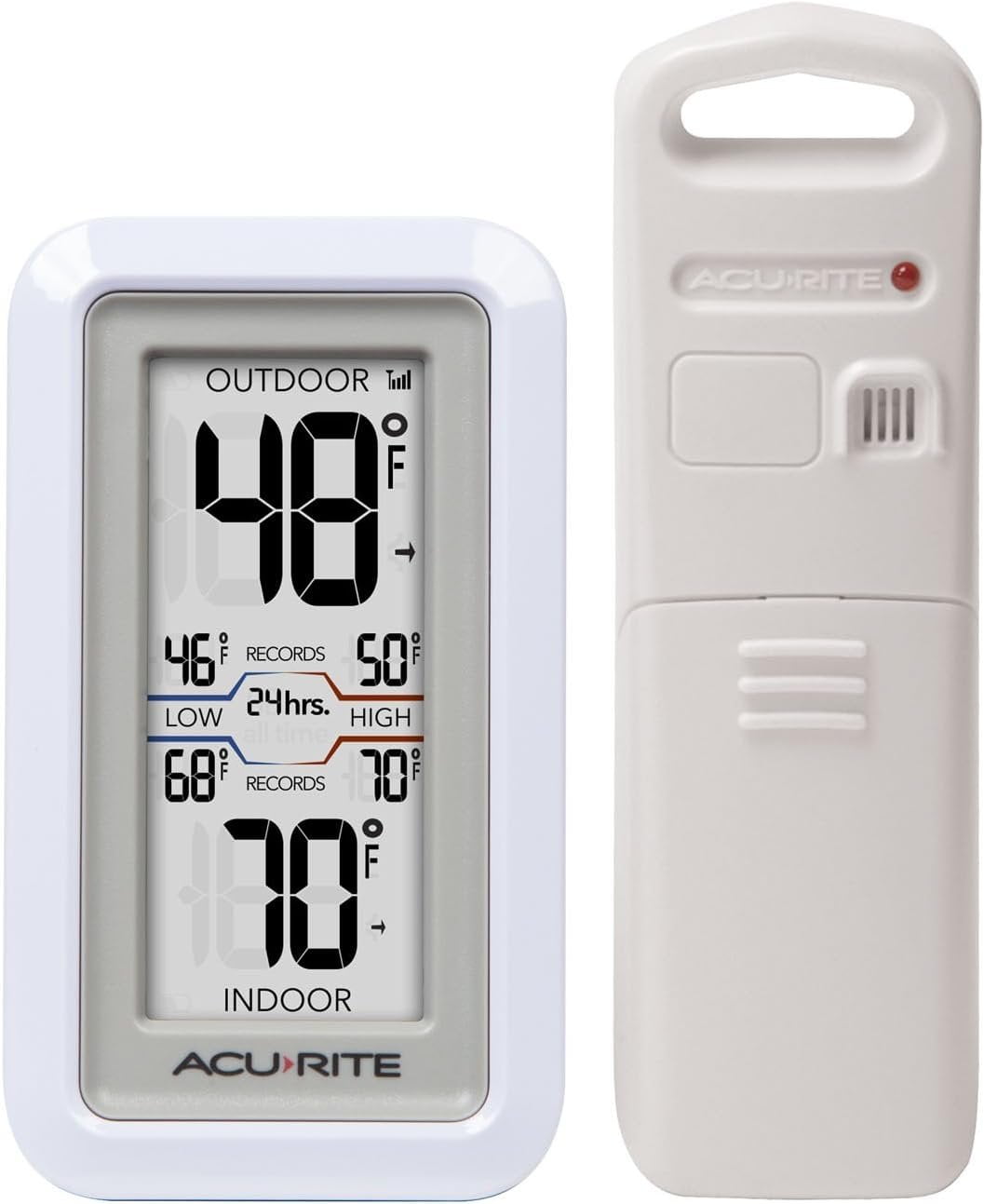 ACURITE Acu-Rite Digital Thermometer with Indoor/Outdoor Sensor 02049A1