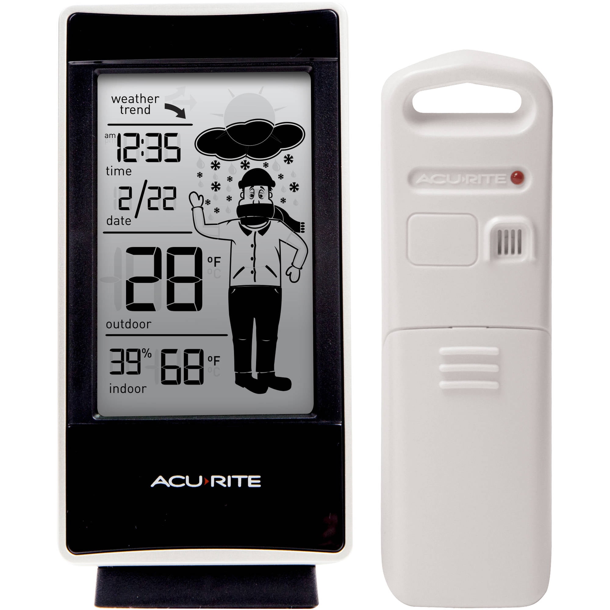 Wireless Weather Station with Humidity Sensor and LCD Display