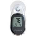 thumbnail image 1 of AcuRite 00318 Indoor Outdoor Suction Cup Digital Thermometer, Black, 1 of 2