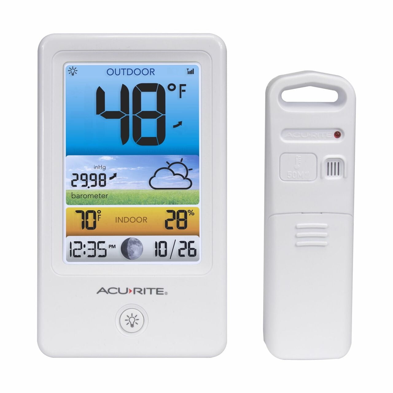 AcuRite 00512 Wireless Indoor Outdoor Weather Forecaster Digital