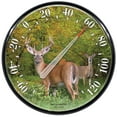 thumbnail image 1 of AcuRite 01737A2 12.5-Inch Wall Thermometer, Deer, 1 of 2