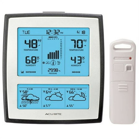 AcuRite 12-Hour Forecaster, Silver