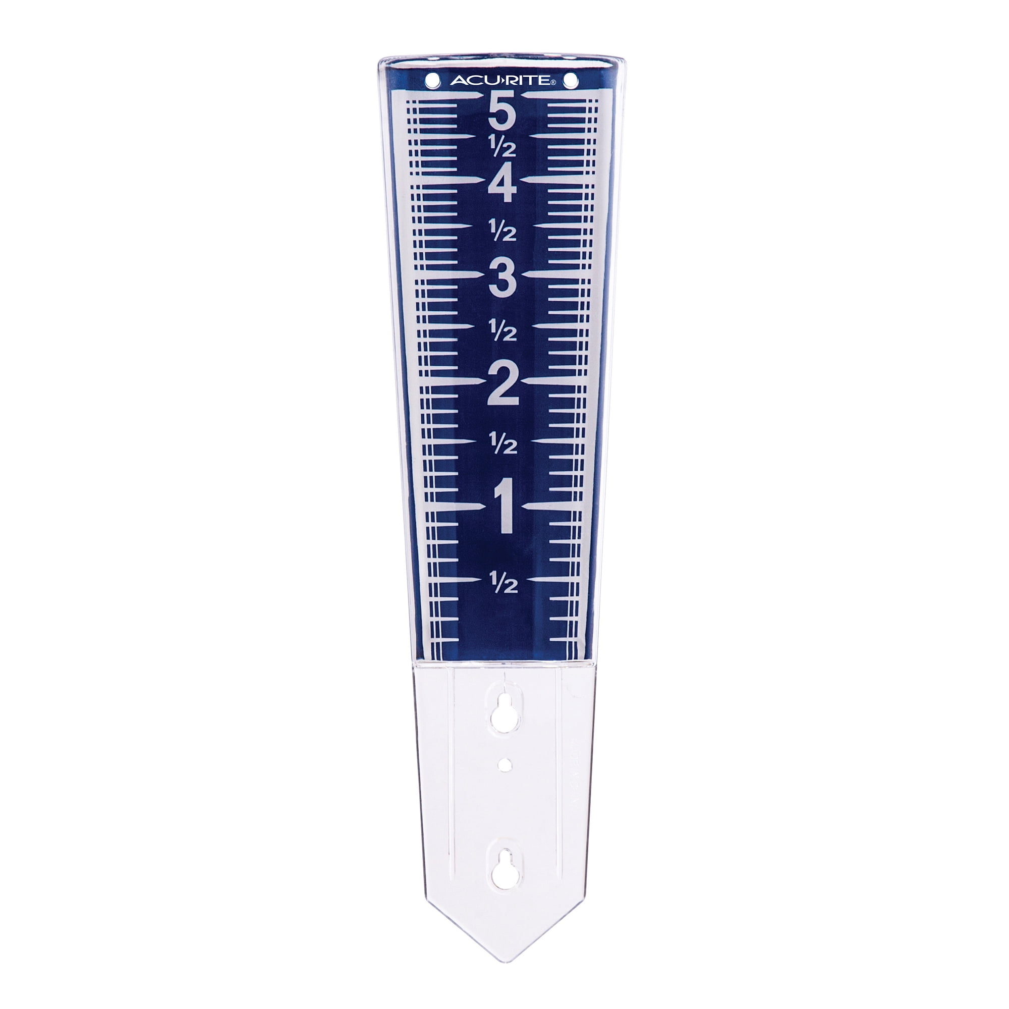 AcuRite 5-inch Blue Capacity Magnifying Rain Gauge (2" x 2.8" x 12.5")