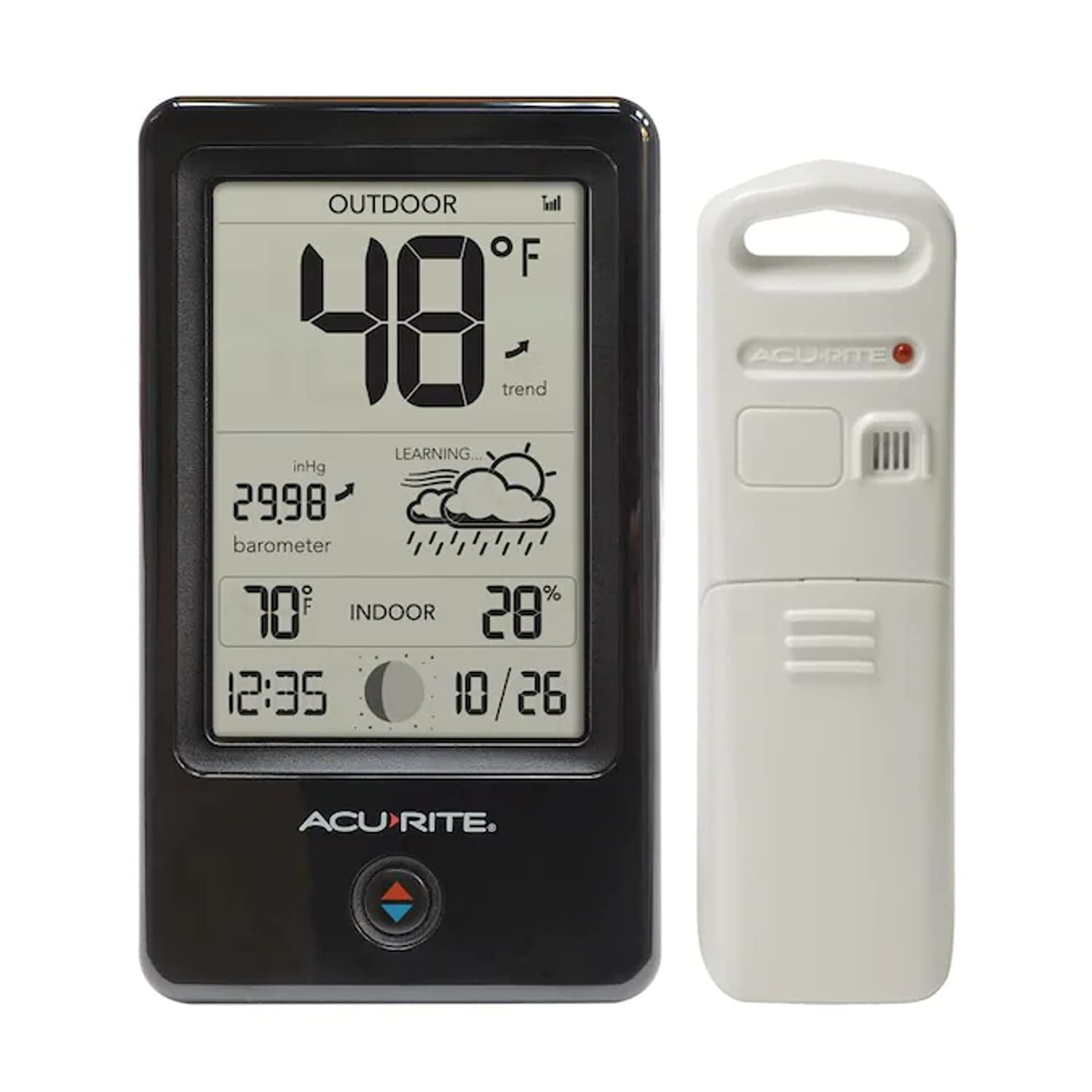 AcuRite Digital Weather Forecaster Indoor & Outdoor Temperature