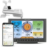 AcuRite Iris 5-in-1 Home Weather Station with Wi-Fi Connection to Weather Underground for Indoor and Outdoor Temperature, Humidity, Wind Speed/Direction, and Rainfall 01540MCB