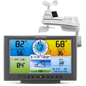 AcuRite Iris® (5-in-1) Wireless Home Weather Station, Indoor/Outdoor Temperature, Humidity, Wind, and Rain (01529M)