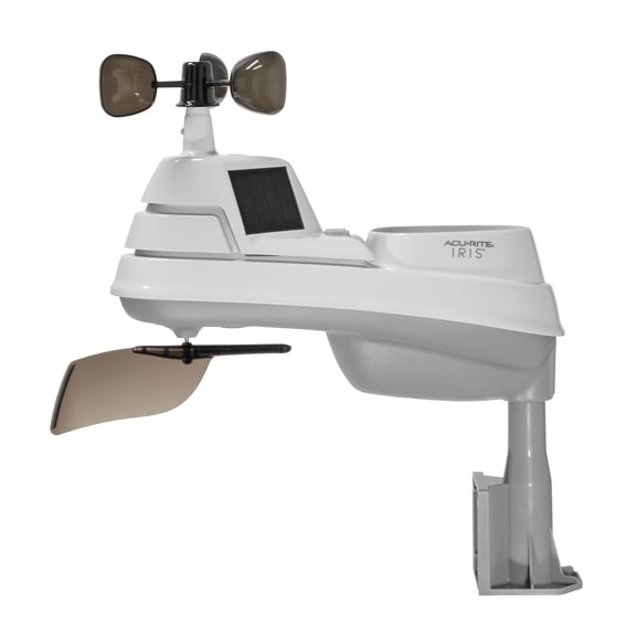 AcuRite Iris PRO+ (5-in-1) Weather Sensor with Rain Gauge, Wind Speed, Wind Direction, Temperature and Humidity (06014M)