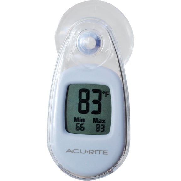 AcuRite Suction Cup Thermometer, White - 00315CADIA1