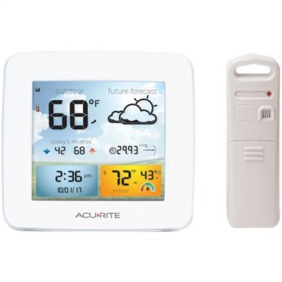 AcuRite Weather Forecaster - Temperature and Humidity - Desktop, Wall Mountable
