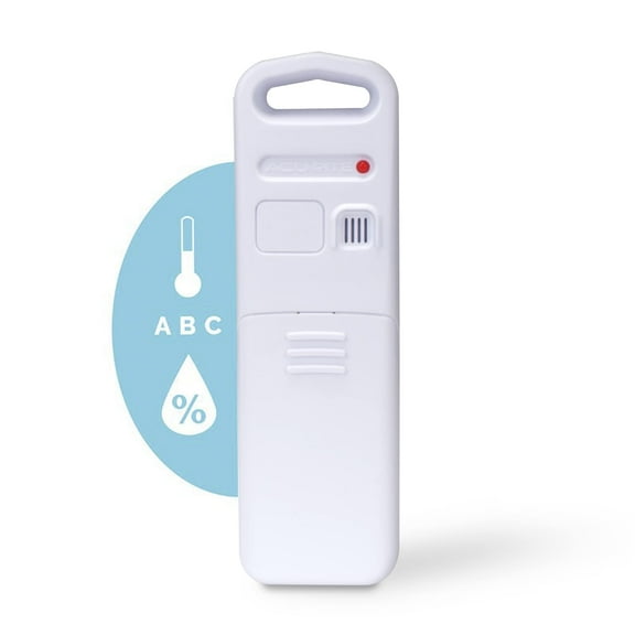 AcuRite Wireless Replacment Indoor Outdoor Temperature and Humidity Sensor 06002M , white