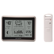 AcuRite Wireless Weather Station with Indoor/Outdoor Temperature, Hyperlocal Forecast, Moon Phase, Time, Date, and Built-In Barometer 00621A3