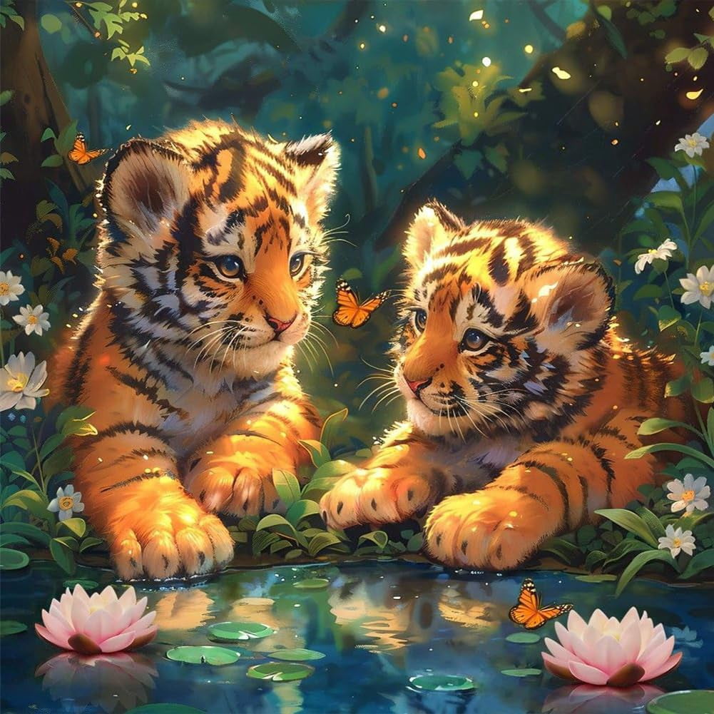 Acudotr 5D Diamond Painting Kit - 12x12 Inch Full Drill Cat Design For Adults