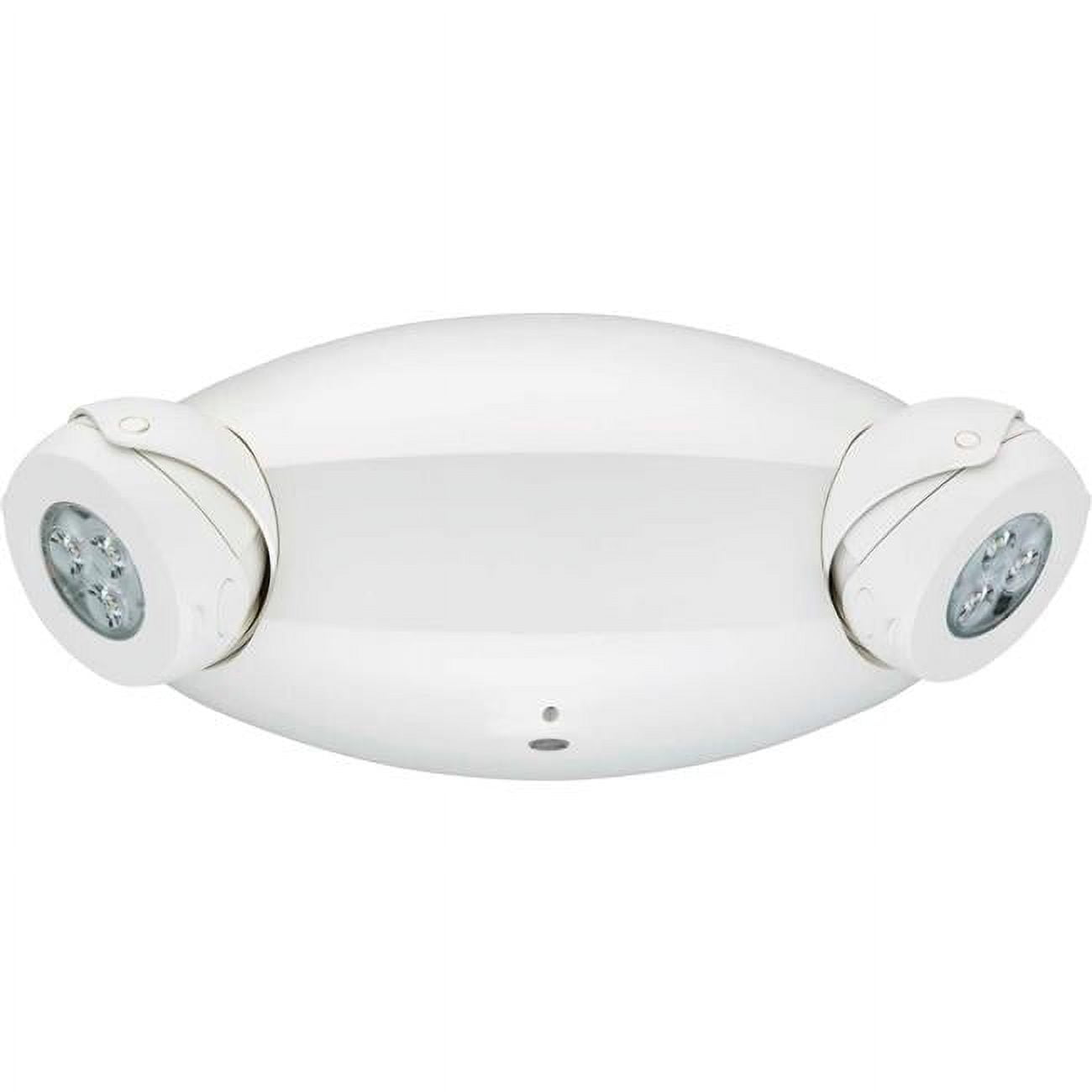 White LED Emergency Light with Self-Diagnostics and Remote Test