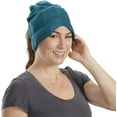 thumbnail image 1 of Aculief Headache and Migraine Relief Hat - Cold Packs, Relaxation  - Teal, 1 of 7
