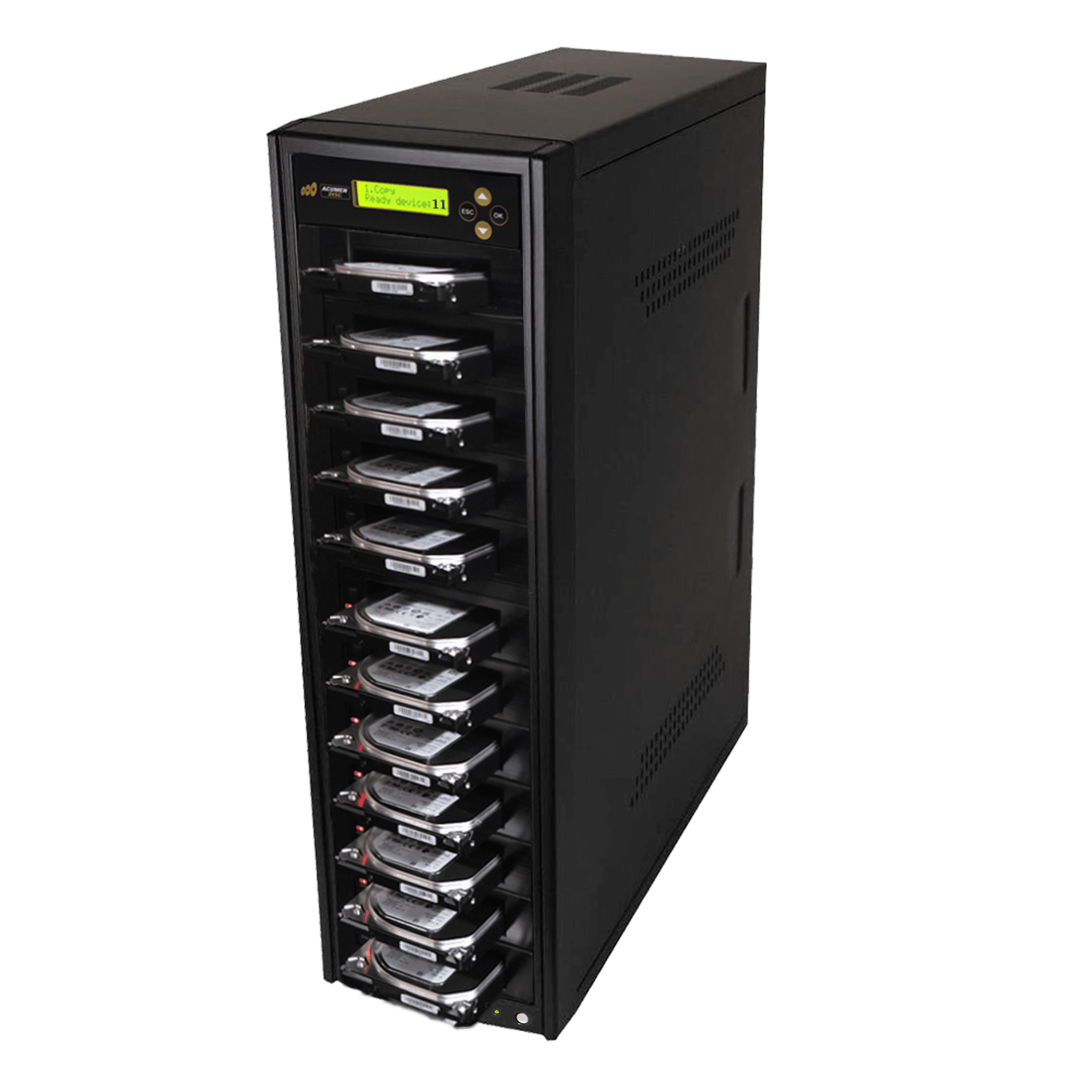 Acumen Disc 1 to 11 Hard Drive Duplicator - 9GB/Min - Standalone Copier ...
