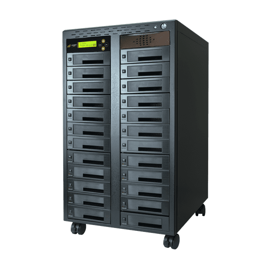 Acumen Disc 1 to 23 Hard Drive Duplicator - 9GB/Min - Standalone Copier and DoD Compliant Sanitizer/Eraser for Multiple SATA 3.5 HDD Disk & 2.5 SSD Solid State Drives 150MB/Sec (H23-SATA150)