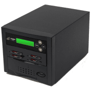 Acumen Disc 1 to 3 CFAST Duplicator - 9GB/Min - Multiple CompactFAST Flash Drive Storage Card Standalone Copier with DoD compliant Sanitizer/Eraser - Copy Speed up to 150MB/Sec AD03-CFAST150