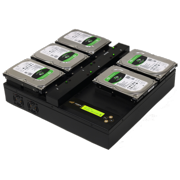 Acumen Disc 1 to 4 Flatbed Hard Drive Duplicator - 36GB/Min - Standalone Copier and DoD Compliant Sanitizer/Eraser for Multiple SATA 3.5 HDD Disk & 2.5 SSD Solid State Drives 600MB/Sec AD04-OP600