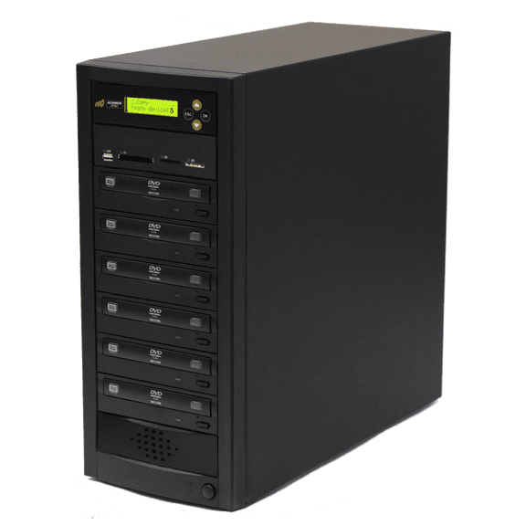 Acumen Disc 1 to 5 Multimedia Back up DVD Duplicator - Flash Media Memory Drive Memory Stick (MS), CompactFlash (CF), Secure Digital (SD), USB & Disc (DVD/CD) to Disc Copier - AD05-MM