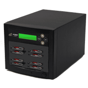 Acumen Disc 1 to 7 CFAST Duplicator - 9GB/Min - Multiple CompactFAST Flash Drive Storage Card Standalone Copier with DoD compliant Sanitizer/Eraser - Copy Speed up to 150MB/Sec AD07-CFAST150