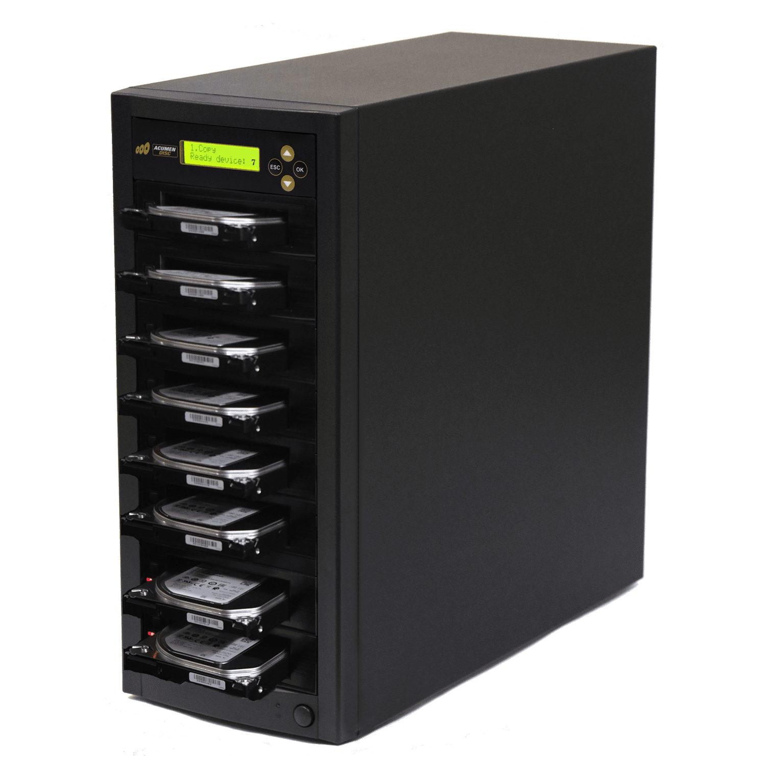 Acumen Disc 1 to 7 Hard Drive Duplicator - 9GB/Min - Standalone Copier ...