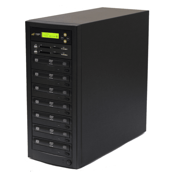 Acumen Disc CrossOver Bi-Directional Multimedia Flash Memory Copier (CF SD MS USB) to 1-6 CD DVD Disc Duplicator / Media Converter - Disc to Disc / Flash Memory to Flash Memory (AD06-MMP)