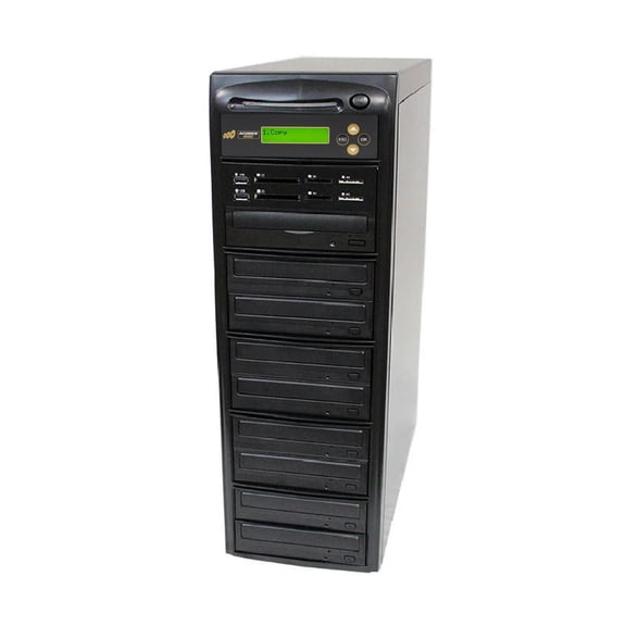 Acumen Disc CrossOver Bi-Directional Multimedia Flash Memory Copier (CF SD MS USB) to 1-8 CD DVD Blu-Ray Disc Duplicator / Media Converter - Disc to Disc / Flash Memory to Flash Memory (AD08-MMPBD)